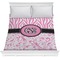 Zebra & Floral Comforter - Full / Queen (Personalized)