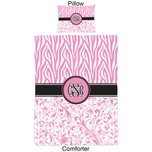 Zebra & Floral Comforter Set - Twin - Approval