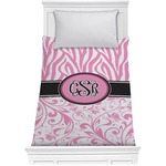 Zebra & Floral Comforter - Twin (Personalized)