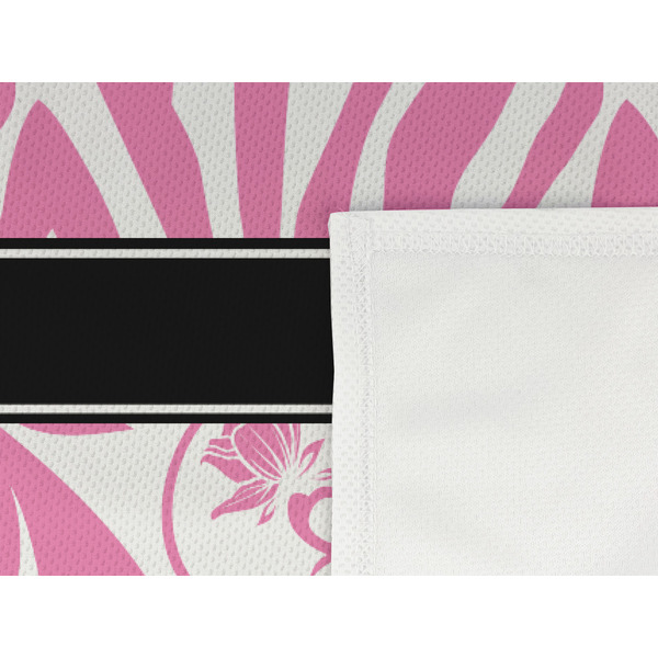 Zebra & Floral Cooling Towel- Detail