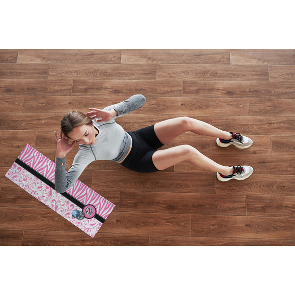 Zebra & Floral Cooling Towel- Lifestyle