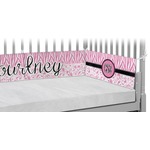 Zebra & Floral Crib Bumper Pads (Personalized)