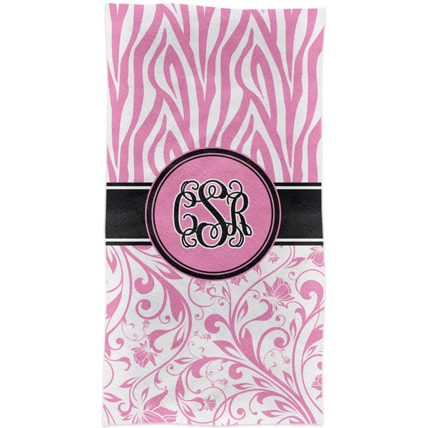 Zebra & Floral Crib Comforter/Quilt - Apvl