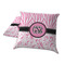 Zebra & Floral Decorative Pillow Case - TWO