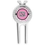 Zebra & Floral Golf Divot Tool & Ball Marker (Personalized)