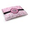 Zebra & Floral Dog Bed - Medium w/ Monogram