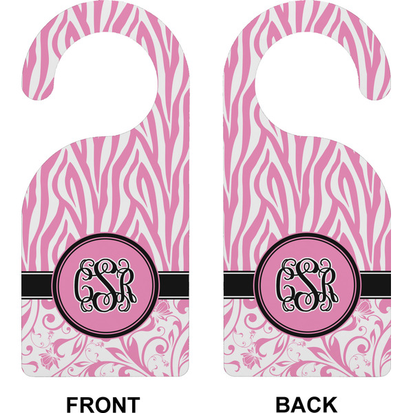 Zebra & Floral Door Hanger (Approval)