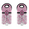 Zebra & Floral Double Wine Tote - APPROVAL (new)