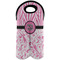 Zebra & Floral Double Wine Tote - Front (new)
