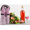 Zebra & Floral Double Wine Tote - LIFESTYLE (new)