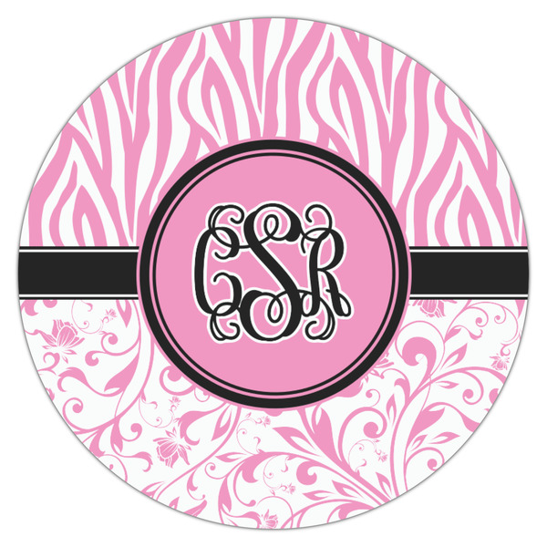 Zebra & Floral Drink Topper - Medium - Single
