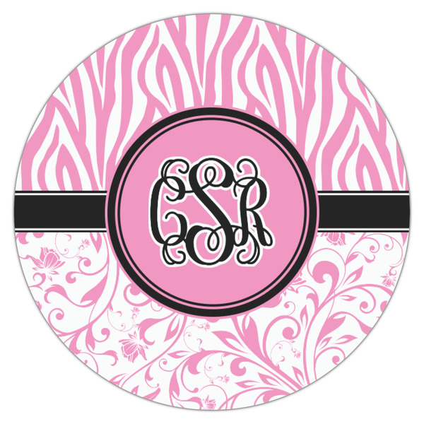 Zebra & Floral Drink Topper - Small - Single
