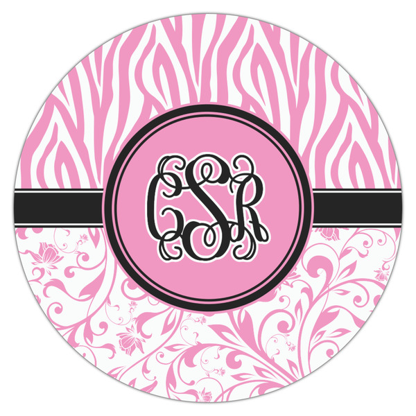 Zebra & Floral Drink Topper - XSmall - Single