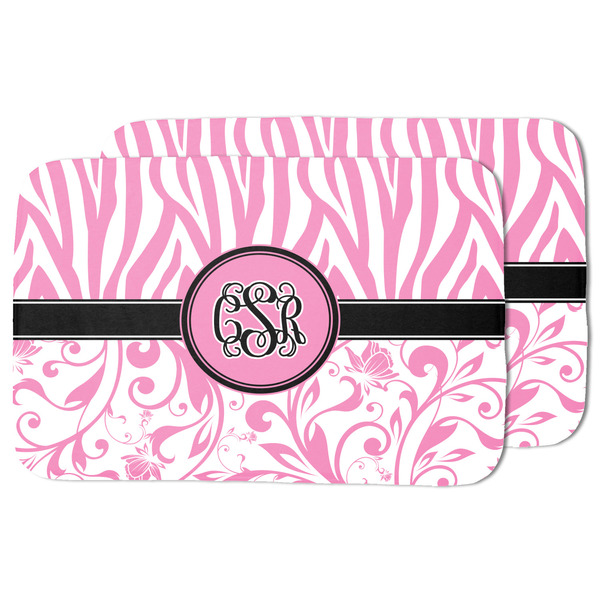 Zebra & Floral Drying Dish Mat - MAIN