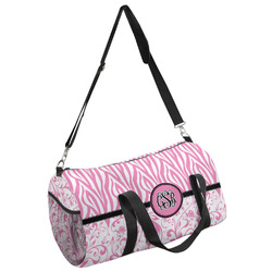 Zebra & Floral Duffel Bag (Personalized)