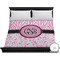 Zebra & Floral Duvet Cover - King (Personalized)