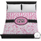 Zebra & Floral Duvet Cover - Full / Queen (Personalized)