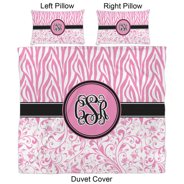 Zebra & Floral Duvet Cover Set - King - Approval