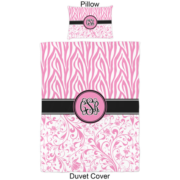 Zebra & Floral Duvet Cover Set - Twin - Approval