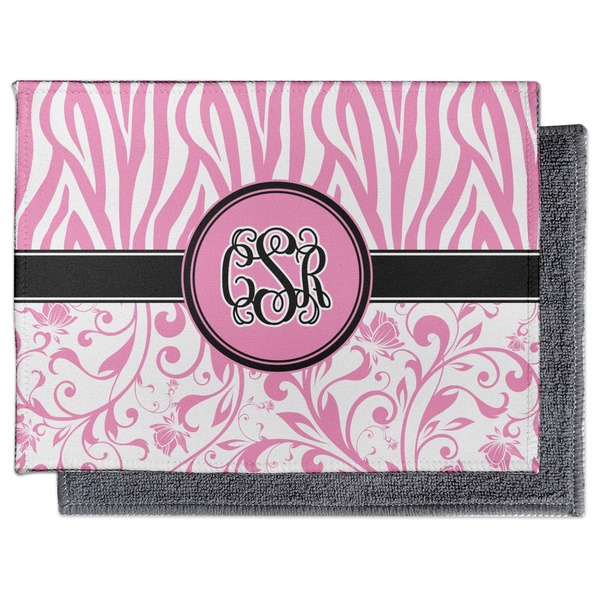 Zebra & Floral Electronic Screen Wipe - Flat