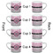 Zebra & Floral Espresso Cup - 6oz (Double Shot Set of 4) APPROVAL