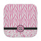Zebra & Floral Face Cloth-Rounded Corners