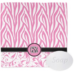 Zebra & Floral Washcloth (Personalized)