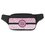 Zebra & Floral Fanny Pack (Personalized)