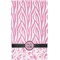 Zebra & Floral Finger Tip Towel - Full View