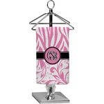 Zebra & Floral Finger Tip Towel - Full Print (Personalized)