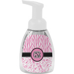 Zebra & Floral Foam Soap Bottle (Personalized)