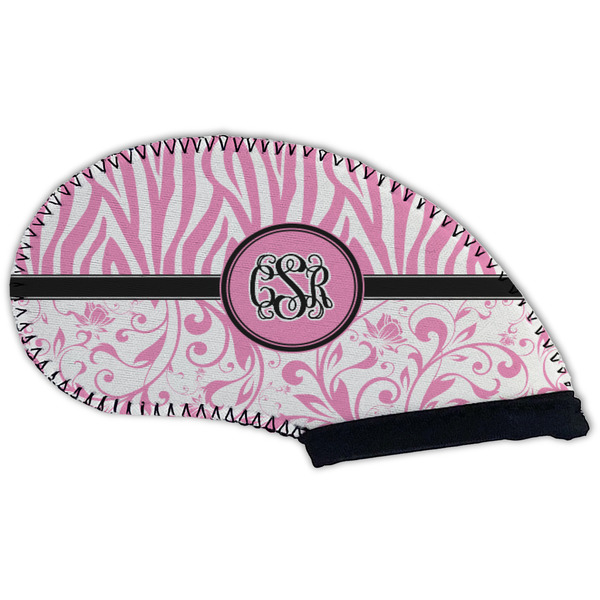 Zebra & Floral Golf Club Covers - BACK