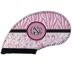 Zebra & Floral Golf Club Iron Cover - Single (Personalized)