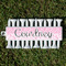 Zebra & Floral Golf Tees & Ball Markers Set - Front