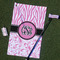 Zebra & Floral Golf Towel Gift Set - Main