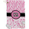 Zebra & Floral Golf Towel (Personalized)