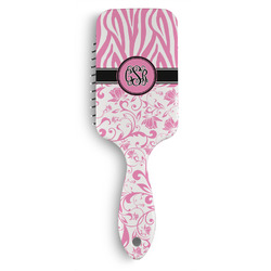 Zebra & Floral Hair Brushes (Personalized)