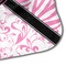 Zebra & Floral Hooded Baby Towel- Detail Corner