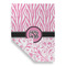 Zebra & Floral House Flags - Double Sided - FRONT FOLDED