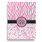 Zebra & Floral House Flags - Double Sided - FRONT