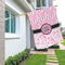 Zebra & Floral House Flags - Double Sided - LIFESTYLE