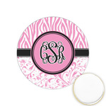 Zebra & Floral Printed Cookie Topper - 1.25" (Personalized)