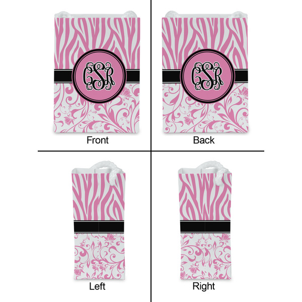 Zebra & Floral Jewelry Gift Bag - Gloss - Approval