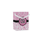 Zebra & Floral Jewelry Gift Bags (Personalized)