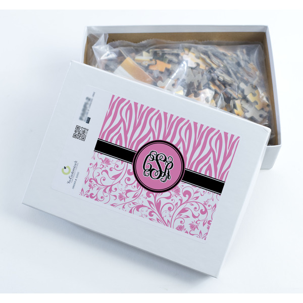 Zebra & Floral Jigsaw Puzzle 252 Piece - Box