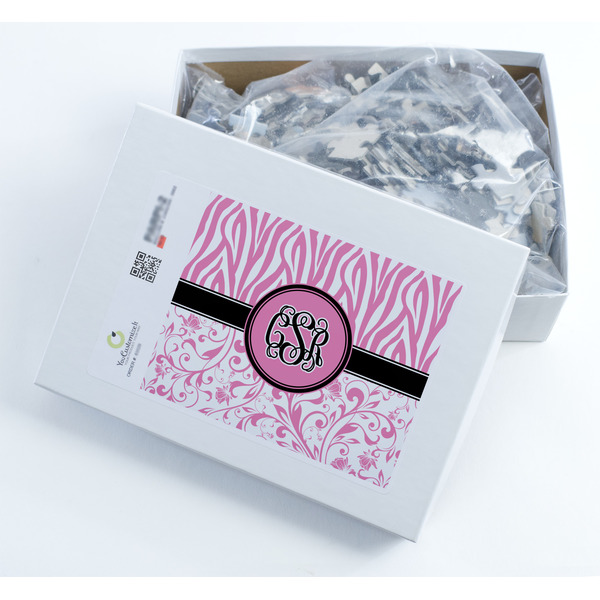 Zebra & Floral Jigsaw Puzzle 500 Piece - Box