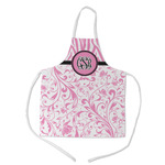 Zebra & Floral Kid's Apron - Medium (Personalized)