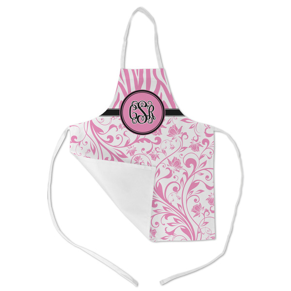 Zebra & Floral Kid's Aprons - Medium - Main (med/lrg)