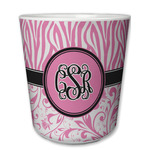 Zebra & Floral Plastic Tumbler 6oz (Personalized)