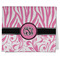 Zebra & Floral Kitchen Towel - Poly Cotton w/ Monograms